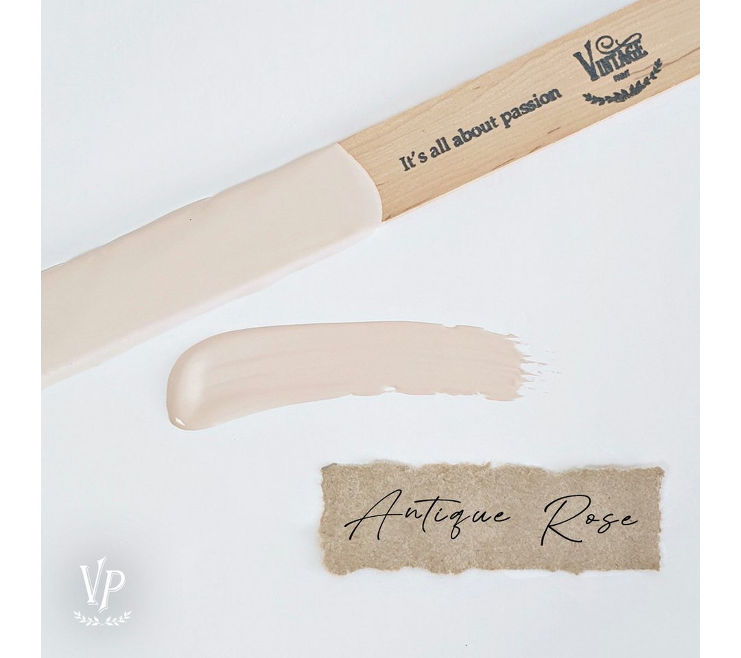 Vintage Paint Kreidefarbe JDL Kreidefarbe Mat Natural Vintage Paint 700ml inkl. Holzspatel, inkl. original Holzspatel - Geruchsarm EU Ecolabel Schadstoffarm von Vintage Paint