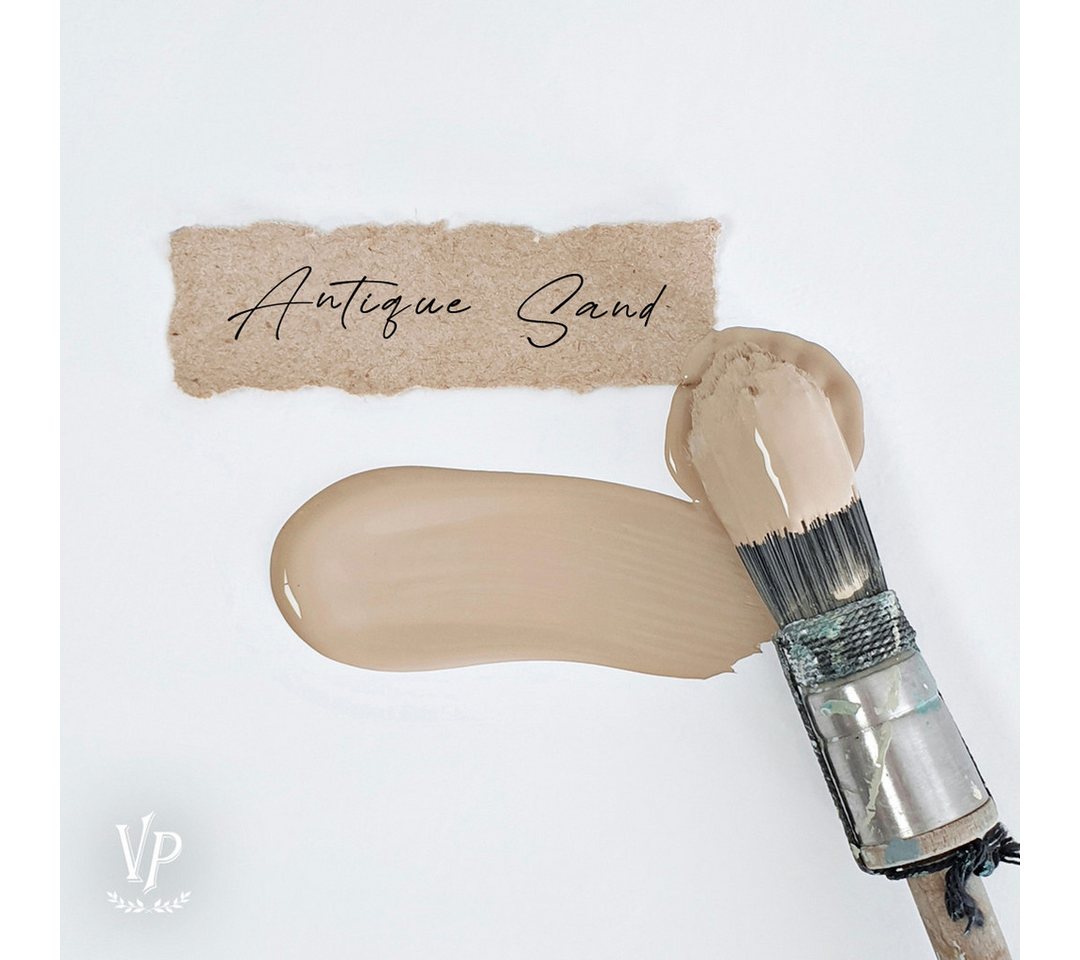 Vintage Paint Kreidefarbe JDL Kreidefarbe Mat Natural Vintage Paint 700ml inkl. Holzspatel, inkl. original Holzspatel - Geruchsarm EU Ecolabel Schadstoffarm von Vintage Paint