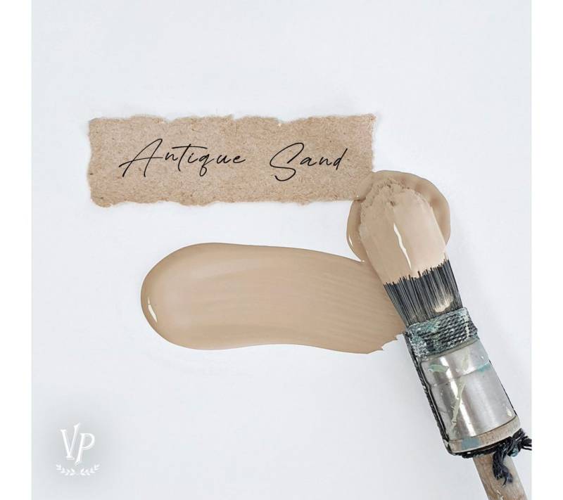 Vintage Paint Kreidefarbe JDL Kreidefarbe Mat Natural Vintage Paint 700ml inkl. Holzspatel, inkl. original Holzspatel - Geruchsarm EU Ecolabel Schadstoffarm von Vintage Paint