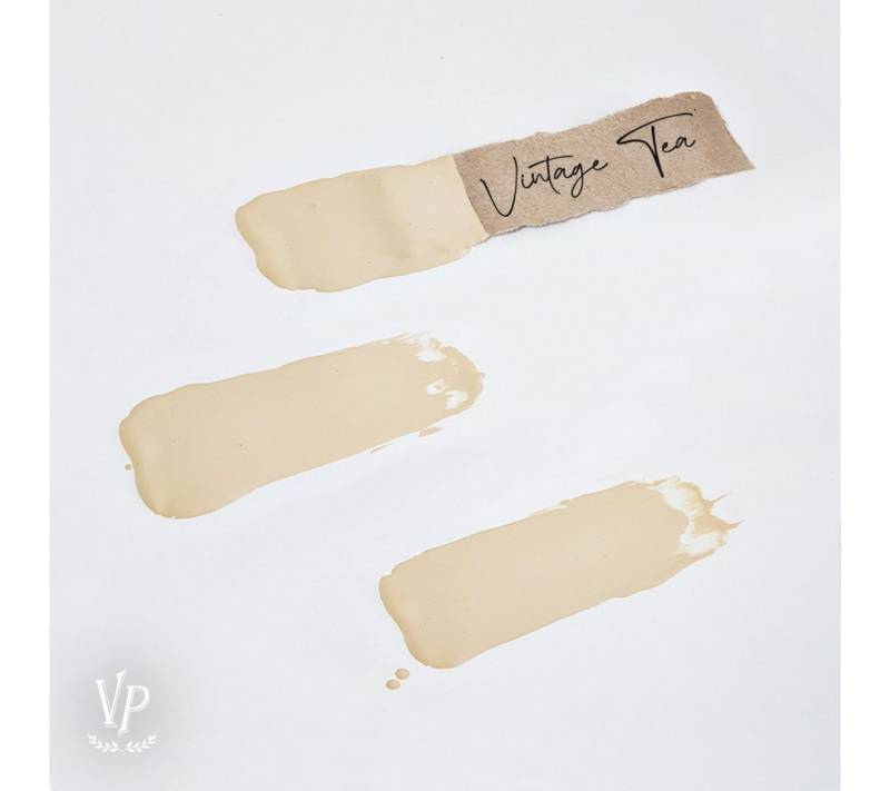 Vintage Paint Kreidefarbe JDL Kreidefarbe Mat Natural Vintage Paint 700ml inkl. Holzspatel, inkl. original Holzspatel - Geruchsarm EU Ecolabel Schadstoffarm von Vintage Paint