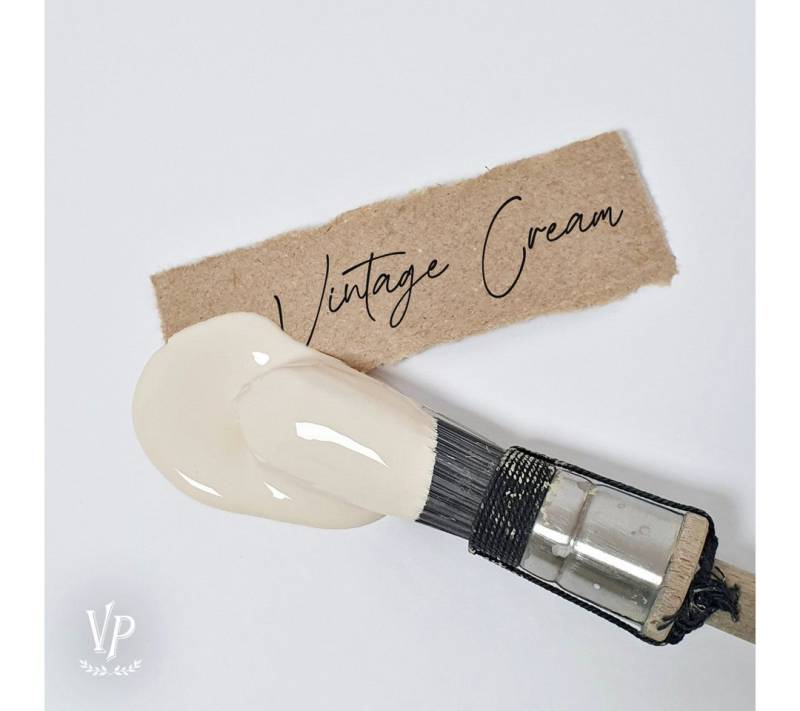 Vintage Paint Kreidefarbe JDL Kreidefarbe Mat Natural Vintage Paint 700ml inkl. Holzspatel, inkl. original Holzspatel - Geruchsarm EU Ecolabel Schadstoffarm von Vintage Paint