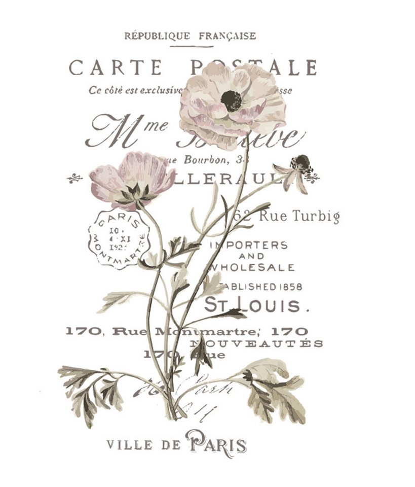 Vintage Paint Wandtattoo Vintage Paint ReDesign Transferfolie Decor f. Möbel Wände Dekoartikel, Klassisches Tattoo für Möbel. Wände, Dekor und Accessoires von Vintage Paint