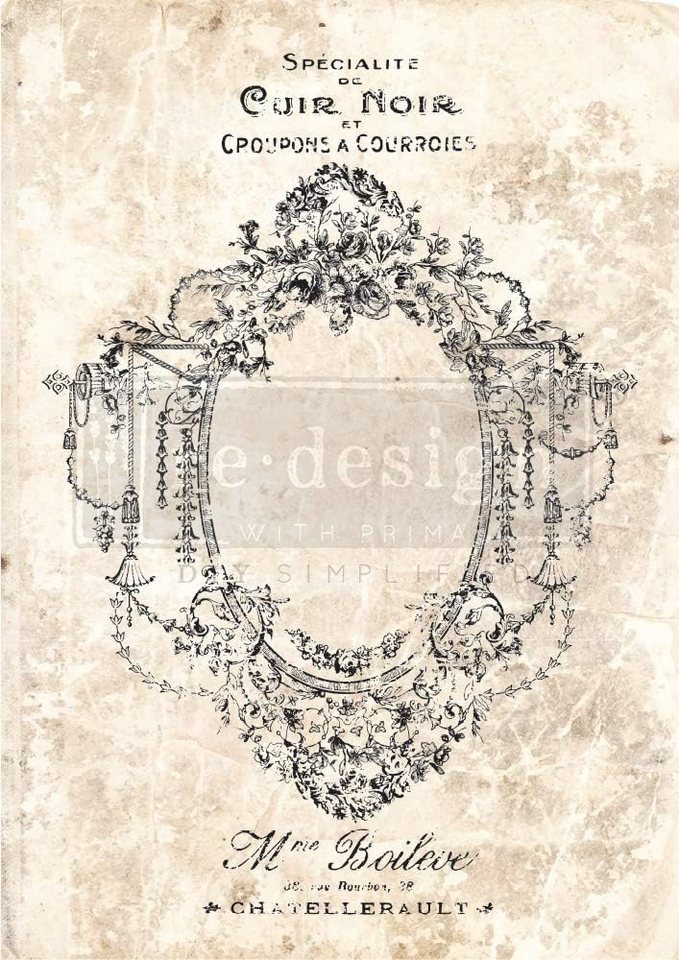 Vintage Paint Wandtattoo Vintage Paint ReDesign Transferfolie Decor f. Möbel Wände Dekoartikel, Klassisches Tattoo für Möbel. Wände, Dekor und Accessoires von Vintage Paint