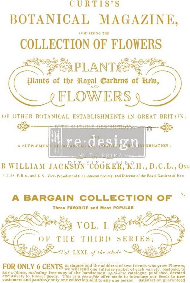 Vintage Paint Wandtattoo Vintage Paint ReDesign Transferfolie Decor f. Möbel Wände Dekoartikel, Klassisches Tattoo für Möbel. Wände, Dekor und Accessoires von Vintage Paint