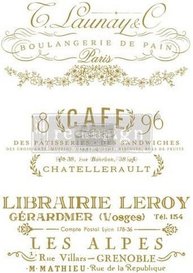 Vintage Paint Wandtattoo Vintage Paint ReDesign Transferfolie Decor f. Möbel Wände Dekoartikel, Klassisches Tattoo für Möbel. Wände, Dekor und Accessoires von Vintage Paint