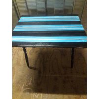 Renovierter, Individuell Bemalter Antiker Dropleaf Mid 1800's Farmhouse Table Renovierter, Individuell Bemalter Antiker Dropleaf Mid 1800's Farmhouse Table von Vintage1EclecticMix