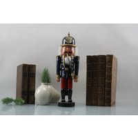 50Er Jahre Mid Century Nussknacker Dekoration Weihnachtsdekoration Tischdekoration Holz Figur von Vintage4Moms