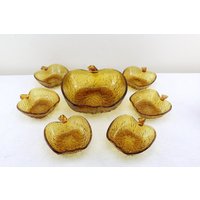 7 Teiliges Set Glas Schüsseln Schüssel von Vintage4Moms