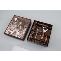 Bar Ausstattung Zubehör 6 Teile Holz Mid Century 70Er Jahre Dekoration Korkenzieher Flaschenöffner Set von Vintage4Moms