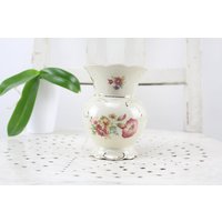 Bareuther Bavaria Porzellan Vase German Vintage Design Mid Century Tisch Blumenvase Handarbeit von Vintage4Moms