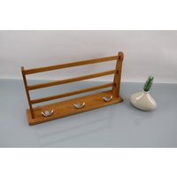 Garderobe 70Er Jahre Mid Century Design Wand Haken Garderobenstange Garderobe 70Er Jahre Mid Century Design Wand Haken Garderobenstange von Vintage4Moms