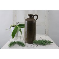 Keramik Krug Küchenartikel Küche Mid Century Karaffe Braune Salz 1 Liter von Vintage4Moms