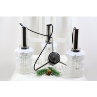 Mid Century 70S Deckenlampe Drei Arm Hängelampe Hängende Lampe Vintage Pop Art Decor Verchromt Glasschirme Gebraucht Mid Century 70S Deckenlampe Drei Arm Hängelampe Hängende Lampe Vintage Pop Art Decor Verchromt Glasschirme Gebraucht von Vintage4Moms