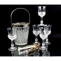 Reil Designe 50Er Gläser Und Eis Behälter Vintage Hochwertige Aus Bestem Materia von Vintage4Moms