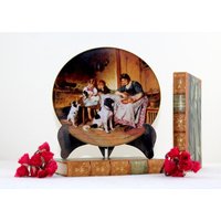 Sammelteller Adolf Eberle Wand Teller Porzellan Handgemalt Nummer 1625A Bradex Sammelteller Adolf Eberle Wand Teller Porzellan Handgemalt Nummer 1625A Bradex von Vintage4Moms