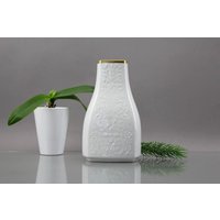 Scherzer Bavaria Porzellan Vase Kostbares Handarbeit 50Er Jahre Goldrand von Vintage4Moms