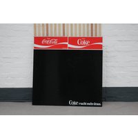 Vintage , Extra Große Werbetafel Coca Cola Kreidetafel Gebraucht Werbung Werbeschilder Kiosk von Vintage4Moms