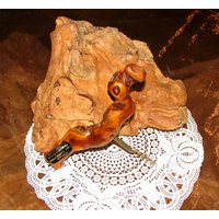 Vintage Handgemachter Flaschenöffner Korkenzieher Edelholz von Vintage4Moms