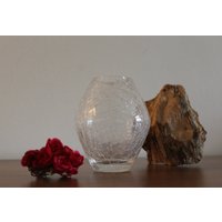 Vintage Bruch Glas Vase - 1960S Mid Century Dekoration Blumenvase Blumentopf Glas von Vintage4Moms