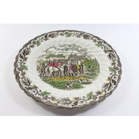 Vintage Flacher Teller Myotts Country Life Made in England Steinzeug Porzellan Vintage Flacher Teller Myotts Country Life Made in England Steinzeug Porzellan von Vintage4Moms