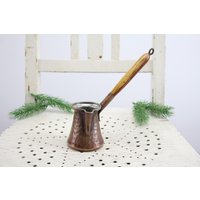 Vintage Kaffeegefäß Kupfer Kaffeekanne Alte Kupfergefäße Hand Gehämmert von Vintage4Moms