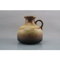 Vintage Keramik Fat Lava Vase 493-21 Mid Century Kanne Blumenvase Blumentopf von Vintage4Moms