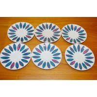 70Er Jahre Vintage Porzellan Unterteller Set Von Thomas Gas Dekor Tellerchen Retro Mid Century Shabby Chic Landhausstil 70Er Jahre Vintage Porzellan Unterteller Set Von Thomas Gas Dekor Tellerchen Retro Mid Century Shabby Chic Landhausstil von VintageAhoi