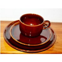 Schönes 70Er Jahre Vintage Geschirr Set 3 Teilig Braun Von Melitta Retro Mid Century Shabby Chic Landhausstil Seventies von VintageAhoi