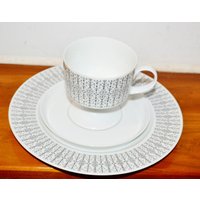 Schönes Vintage Geschirr Set 3 Teilig Von Rosenthal Studio Line Secunda Design Tapio Wirkkala Retro Mid Century Shabby Chic Landhausstil von VintageAhoi