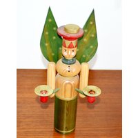 Vintage 28cm Holz Wood Engel Kwo Lichterengel Kerzenständer Christmas 70Er Jahre Retro Design Mid Century Candleholder Erzgebirge 1V.2 Vintage 28cm Holz Wood Engel Kwo Lichterengel Kerzenständer Christmas 70Er Jahre Retro Design Mid Century Candleholder Erzgebirge 1V.2 von VintageAhoi