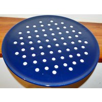 Vintage Keramik Kuchenplatte Von Wächtersbach/Waechtersbach Blau/Weiß Punkte Geschirr Landhausstil 70Er Jahre Retro Mid Century von VintageAhoi