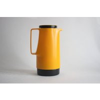 Dr. Zimmermann Vintage Thermoskanne Aus Den 70Er Jahren. Orangefarbene Space Age Thermoskanne. 1 Liter Fassungsvermögen. Hergestellt in von VintageAndOtherThing