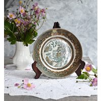 Vintage Dekorative Platte Von Petrus Regout. Willow Servierplatte von VintageAntiqueNL
