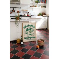 Kaffee Poster More Espresso Less Depresso Cartoon Retro Print Wall Art Wanddekoration in Vintage Style Gifts Für Liebhaber Kaffee Poster More Espresso Less Depresso Cartoon Retro Print Wall Art Wanddekoration in Vintage Style Gifts Für Liebhaber von VintageArtQuarter
