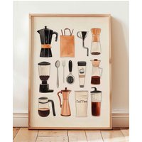 Kaffee Poster Vintage Kaffeetassen Illustration Minimalistisch Wanddeko Küche Barista Kunst Aquarell Druck Geschenkidee Für Liebhaber Kaffee Poster Vintage Kaffeetassen Illustration Minimalistisch Wanddeko Küche Barista Kunst Aquarell Druck Geschenkidee Für Liebhaber von VintageArtQuarter