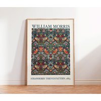 William Morris Strawberry Thieves Pattern | 1883 Vintage Druck Poster Wanddekoration Antike Illustration Wand Deko Geschenkidee Wandschmuck William Morris Strawberry Thieves Pattern | 1883 Vintage Druck Poster Wanddekoration Antike Illustration Wand Deko Geschenkidee Wandschmuck von VintageArtQuarter