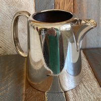 Vintage Silber Vergoldet Hart Gelötet Einfache Creamer von VintageArtperience