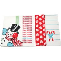 Sweet Christmas Handtücher 4Er Set Moda #961173 Home Designer By Urban Chiks Passend Zur Stofflinie von VintageAt3Oaks