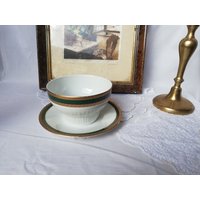 Dekorativer Suppenteller Aus Porzellan, Deutschalnd, Vintage von VintageAustriaShop