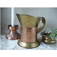 Krug Aus Kupfer, Vintage, Antik, Österreich/Deutschland von VintageAustriaShop