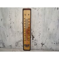 Vintage Thermometer - Holz Alte Indoor Outdoor Wand Thermometer Vintage Thermometer - Holz Alte Indoor Outdoor Wand Thermometer von VintageAvangardShop
