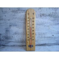 Vintage Thermometer - Holz Altes Innen Außen Wand Vintage Thermometer - Holz Altes Innen Außen Wand von VintageAvangardShop