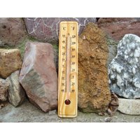 Vintage Thermometer - Holz Indoor Outdoor Wand Thermometer Vintage Thermometer - Holz Indoor Outdoor Wand Thermometer von VintageAvangardShop