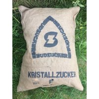 Grain Bag Jute Sack True Vintage Pillow Kristall Zucker Germany Südzucker Heritage Grain Bag Jute Sack True Vintage Pillow Kristall Zucker Germany Südzucker Heritage von VintageBerlinCo