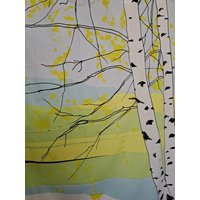 Marimekko Vintage Handgemachte Vorhang Oder Tischdecke. Stoffdesign Kaiku Von Maija Louekari von VintageByElen