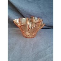 Schale/Vase Gränna Glas, Signiert. Vermutlich Germano Padoan. Schweden Vintage Glas Vase von VintageByElen