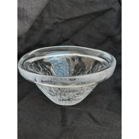 Vintage Schale Von Kosta Boda. Art Glas Votiv Kerzenhalter. Kunst von VintageByElen