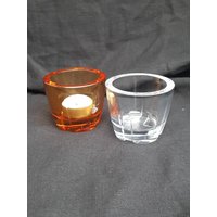 Votivhalter Bruk Von Kosta Boda. 2Er Set. Design Anna Ehrner Teelicht Glas Kerzenhalter. Schwedisch Skandinavisch von VintageByElen