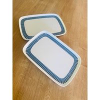 Weiße Vintage Servierplatte Von Melitta | Porzellan Tablett Kuchenplatte Weiße Vintage Servierplatte Von Melitta | Porzellan Tablett Kuchenplatte von VintageByNala