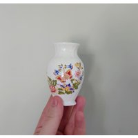 Cottage Garden Aynsley Bud Vase Frill Kleine Globus Porzellan Made in England Muster Sammlerstück Vintage Geschenk von VintageByThomas